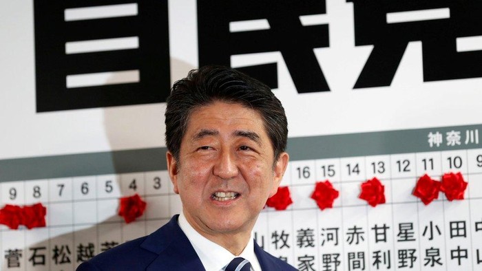 PM Shinzo Abe berjanji akan hadapi Korea Utara secara tegas