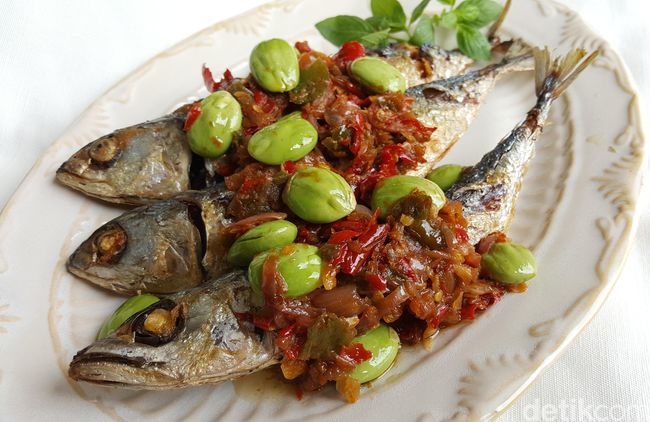 Resep Ikan  Pindang  Ikan  Kembung Sambal Petai