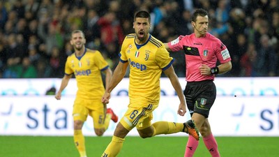 Khedira Hat-trick, Juve Hantam Udinese 6-2