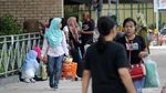 Foto: Pahlawan Devisa Piknik di Victoria Park, Hong Kong