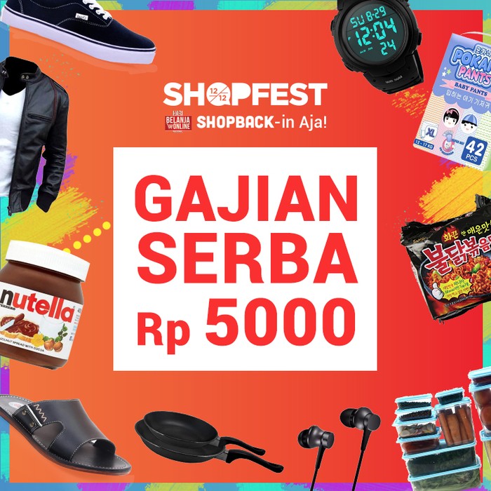 Promo Gajian, Semua Barang Jadi Serba Rp 5.000