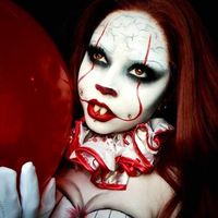 Viral Tren Makeup Seram ala Badut Pennywise