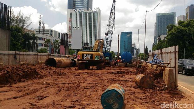 Proyek LRT Jabodebek di Kuningan