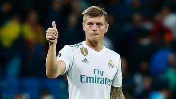 18. Toni Kroos - Real Madrid - 15,7 juta follower. Foto: Gonzalo Arroyo Moreno/Getty Images