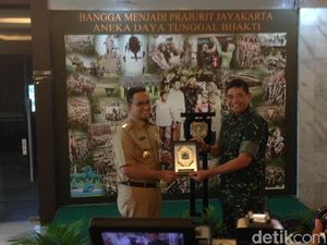 Bertemu Pangdam Jaya, Anies-Sandi Tingkatkan Kerja Sama Pengamanan