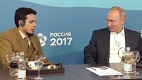 dr Gamal Abinsaid bertemu dan berbincang dengan Presiden Putin pada 15 Oktober 2017 lalu di Sochi, Rusia.