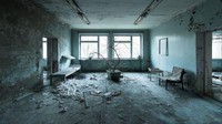 Ia menggambarkan Pripyat seperti sesuatu dari dunia lain yang nampak tidak nyata. seperti kota hantu saat turun salju dan terlihat jauh lebih suram dan tidak nyata (Dok. CNN Travel/David de Rueda)