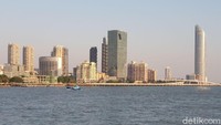 Selama perjalanan naik kapal feri, jangan sampai tertidur. Kamu bisa melihat Kota Xiamen yang cantik! (Elvan/detikTravel)