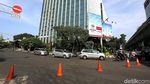 Uji Coba Sistem Satu Arah di Jalan Melawai