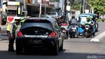 Uji Coba Sistem Satu Arah di Jalan Melawai