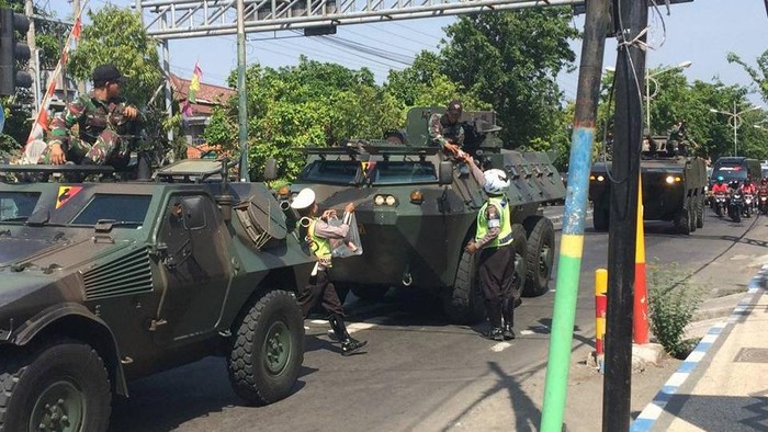 Viral Polantas Setop Konvoi TNI, Bukan Menilang tapi Ini Faktanya