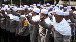 Polisi Asmaul Husna Amankan Demo Perppu Ormas