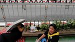 Foto: Warga Thailand Setia Menanti Kremasi Sang Raja