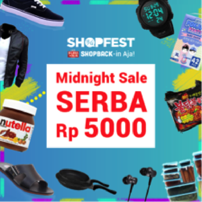 Midnight Sale, Semua Serba Rp 5.000 sampai Jam 12 Malam