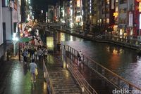 Suasana di Dotonbori (Wahyu/detikTravel)