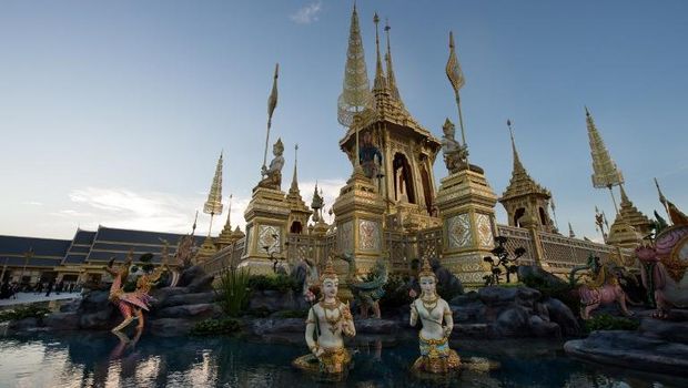 Krematorium Kerajaan untuk prosesi kremasi Raja Bhumibol