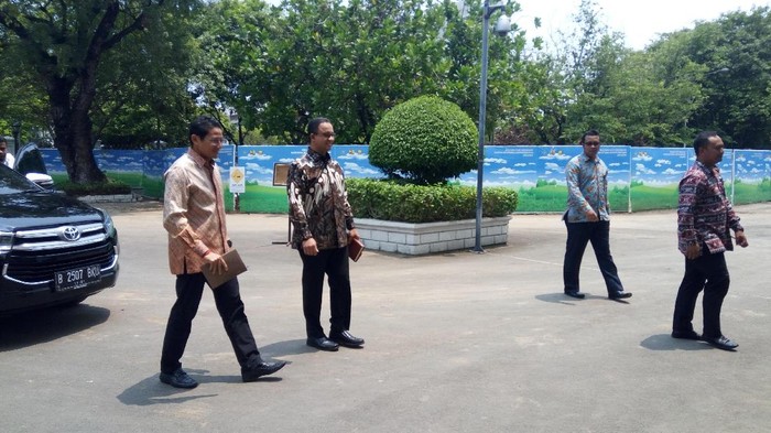 Anies dan Sandiaga Datang ke Istana Temui Jokowi