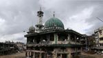 Grafiti I Love ISIS di Reruntuhan Marawi