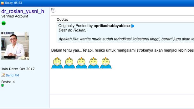 Kolesterol Tinggi, Pasti Akan Terkena Stroke?