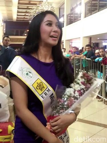 Revindia Carina, mewakili Indonesia Miss Global Beauty Queen/