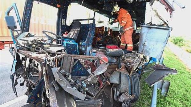 Kecelakaan Bus Maut di Malaysia