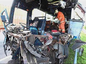 Jenazah 7 WNI Korban Bus Maut Diterbangkan dari Malaysia ke RI