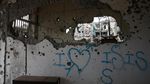Grafiti I Love ISIS di Reruntuhan Marawi