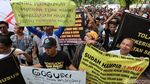 Demo Taksi Online Kritisi Menteri Perhubungan