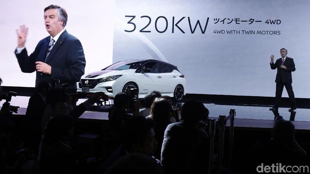 Nissan LEAF Nismo menghasilkan tenaga sampai 320 kW