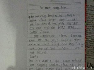 Ini Isi Curahan Hati Pelajar SMP di Jombang yang Gantung Diri