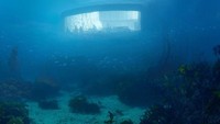 Nantinya akan jendela panorama seluas 10 meter yang dirancang melihat keindahan laut di sekitar restoran. Restoran itu baru bisa dinikmati para traveler di awal tahun 2019 dengan dimulai pekerjaan konstruksinya pada bulan Februari 2018 (Dok. CNN Style)
