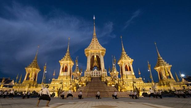 Krematorium Kerajaan untuk prosesi kremasi Raja Bhumibol