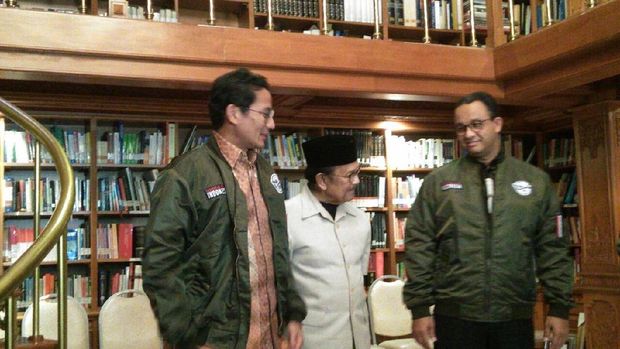 Bertemu Habibie, Anies-Sandi Mohon Doa Restu