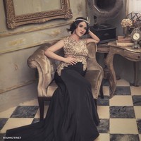 Cantiknya aktris Ryana Dea pemotretan kehamilan dengan gaya 20-an ala Great Gatsby. Usia kehamilan Ryana saat ini menginjak delapan bulan. Foto: Instagram