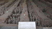 Setelah dihitung, ada sekitar 8000 lebih pasukan terakota. Pasukan-pasukan ini pun di pusah menjadi tiga museum (Elvan/detikTravel)