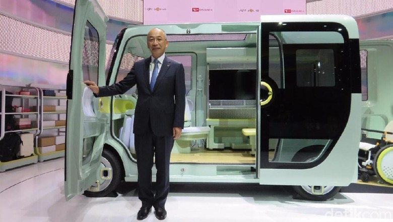 Presiden Daihatsu Motor Co Koichiro Okudaira Foto: M Luthfi Andhika Presiden Daihatsu Motor Co Koichiro Okudaira Foto: M Luthfi Andhika