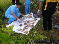 Tulang manusia yang ditemukan