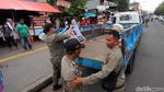Foto: Dirazia Satpol PP, PKL Tanah Abang Kocar-kacir