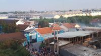 SMP di dekat pabrik kembang api di Kosambi yang meledak