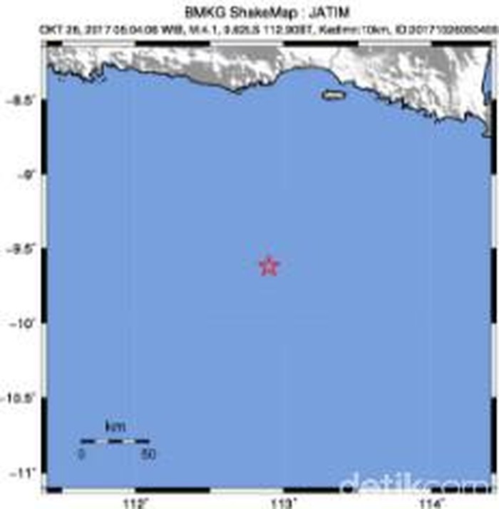 Malang Diguncang Gempa 4,9 SR Sebanyak 8 Kali