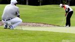Aksi Para Pegolf di Hari Pertama Kejuaraan Golf Indonesia Open 2017
