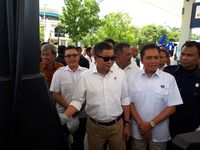 Jonan Resmikan SPBU VIVO di Cilangkap