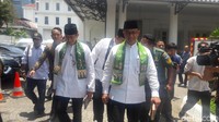 Lokasi antara Balai Kota dan Istana Wapres memang tak jauh. Anies dan Sandi menyambangi Istana Wapres setelah menemui perwakilan massa pendemo Tolak Reklamasi Teluk Jakarta. (Foto: Marlinda Oktavia Erwanti/detikcom)