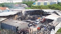 Data korban tewas ledakan pabrik kembang api di wilayah Penggudangan 99, Kosambi, Kabupaten Tangerang, terus bertambah. Informasi resmi terbaru, korban tewas jadi 47 orang.
