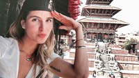 Pada awal Mei tahun ini, Maria juga sempat memposting fotonya saat sedang liburan ke Nepal. Foto ini misalnya, diambil di Bhaktapur Durbar Square (@mariajoseloral/Instagram)