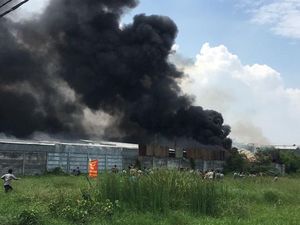RSUD Tangerang Rawat 7 Korban Luka Parah Kebakaran Gudang di Kosambi
