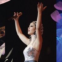 Andien dengan hiasan kepala menjuntai yang menutupi rambutnya, mengingatkan akan tren aksesori wanita di tahun 20-an. Foto: Dok. Instagram