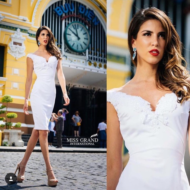 Memiliki tinggi 180 cm, mudah menemukan Maria Jose Lora di keramaiaan. Apalagi juara Miss Grand International 2017 ini memiliki kaki jenjang, layaknya model pada umumnya. Foto: Dok. Facebook