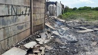 Lokasi sekitar gudang yang hancur (Foto: Ahmad Bil Wahid/detikcom)