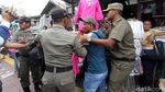 Foto: Dirazia Satpol PP, PKL Tanah Abang Kocar-kacir